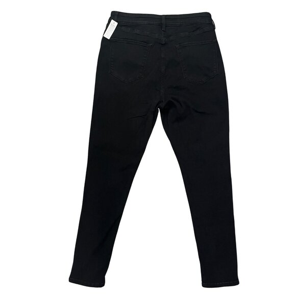 NWT Arizona Women's Size 16 Black High Rise Stretch Jeggings Denim Skinny Fit - Picture 16 of 16